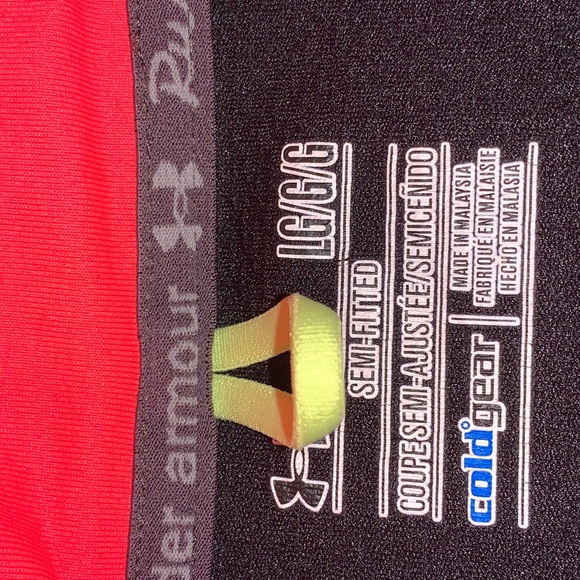 Under Armour Jacket Women large Black Semi-Fitted Cold Gear Full Zip Run - Picture 8 of 13